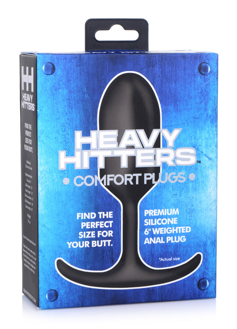 Premium Silicone Weighted Anal Plug - Large butt-plugs from Heavy Hitters