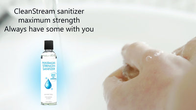 Anti-Bacterial Maximum Strength Hand Sanitizer - 8oz toy-cleaner from CleanStream