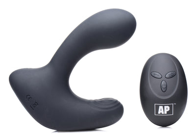 10X P-Pulse Taint Tapping Silicone Prostate Stimulator with Remote prostate-stimulator from Alpha-Pro