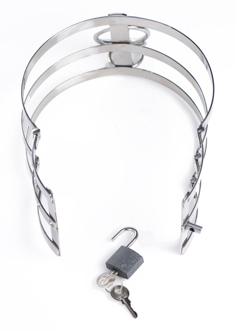 Trinity Stainless Steel Locking Collar bondage-collars from Master Series
