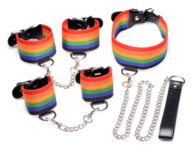 Kinky Pride Rainbow Bondage Set bondage-kits from Master Series