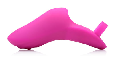 7X Finger Bang Her Pro Silicone Vibrator - Pink vibesextoys from Frisky