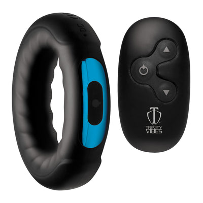 Remote Control 7X Silicone Cock Ring cockrings from Trinity Vibes