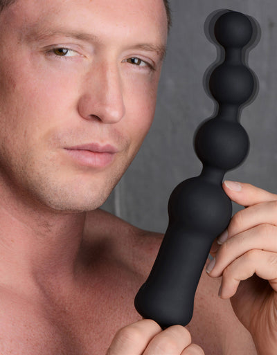 Deluxe Voodoo Beads 10X Silicone Anal Beads Vibrator vibesextoys from Master Series