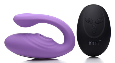 7X Pulse Pro Pulsating and Clit Stimulating Vibrator with Remote Control vibesextoys from Inmi