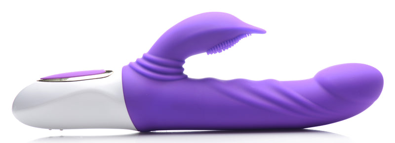 10X Flipper Flicker Rabbit Vibrator with Moving Clitoral Stimulator vibesextoys from Inmi