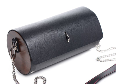 Kinky Clutch Black Bondage Set with Carrying Case LeatherR from Master Series