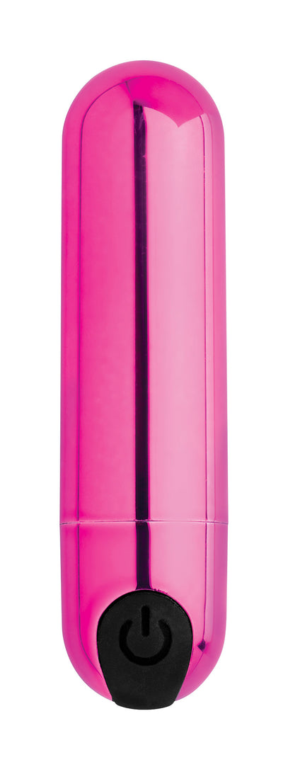 10X Rechargeable Vibrating Metallic Bullet - Pink bullet-vibrators from Bang