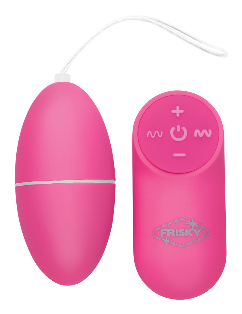28X Scrambler Vibrating Egg with Remote Control - Pink bullet-vibrators from Frisky