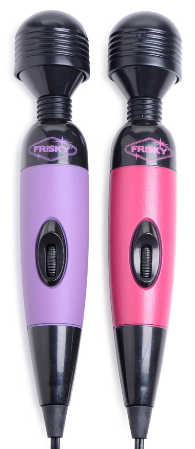 Playful Pleasure Multi-Speed Vibrating Wand - Pink wand-massagers from Frisky