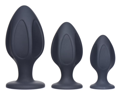 Triple Juicers Silicone Anal Trainer Set butt-plugs from Master Series