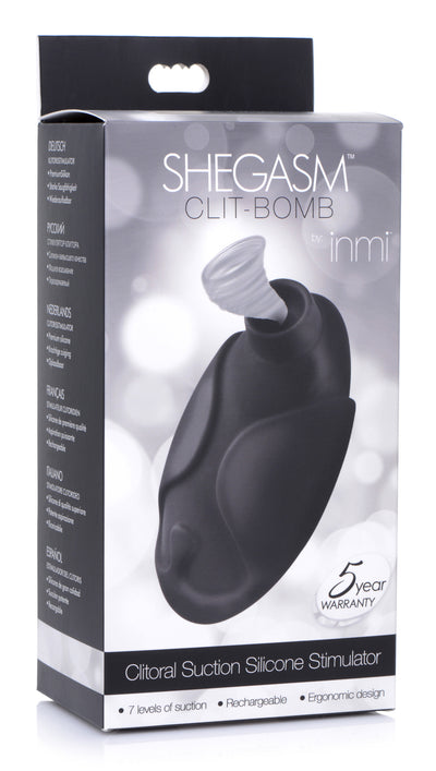 Clit-Bomb Clitoral Suction Silicone Stimulator suction from Inmi