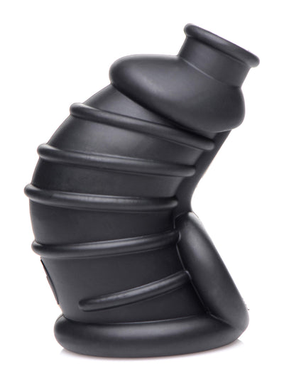 Dark Chamber Silicone Chastity Cage male-chastity from Master Series