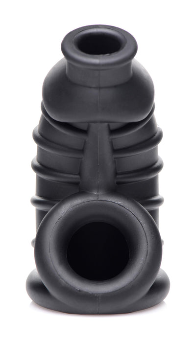 Dark Chamber Silicone Chastity Cage male-chastity from Master Series