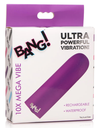 10X Mega Bullet  Vibrator - Purple bullet-vibrators from Bang