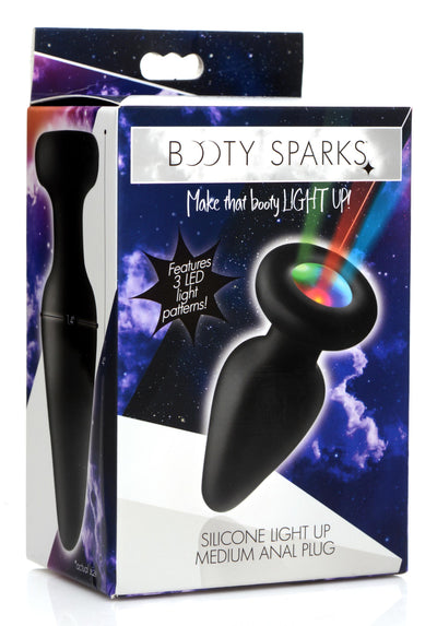 Light Up Silicone Anal Plug - Medium butt-plugs from Booty Sparks