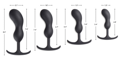 Premium Silicone Weighted Prostate Plug - Large prostate-stimulator from Heavy Hitters