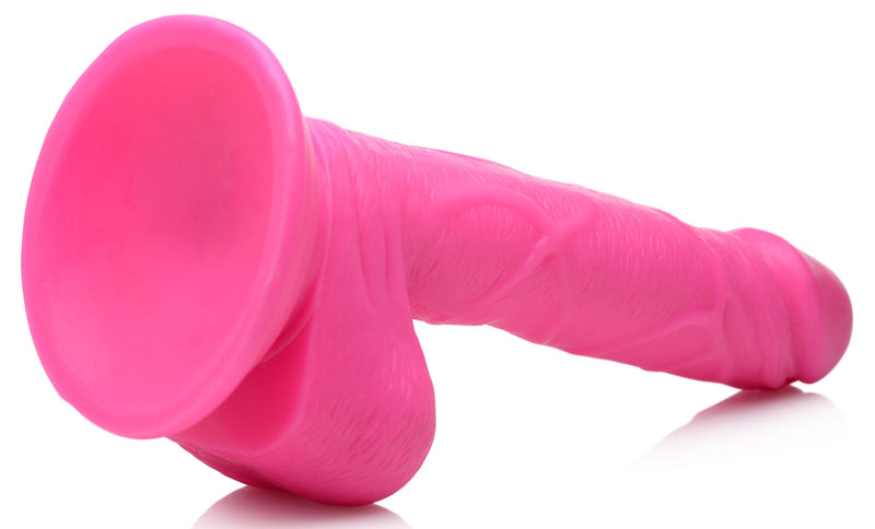 6.5 Inch Realistic Dildo with Balls - Pink Dildos from Pop Peckers