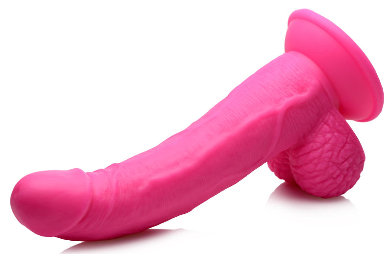 7.5 Inch Realistic Dildo with Balls - Pink Dildos from Pop Peckers