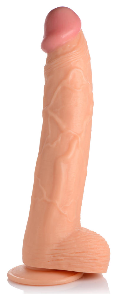 Hung Harry 11.75 Inch Realistic Dildo with Balls - Light | XR Brands Dildos from Master Cock