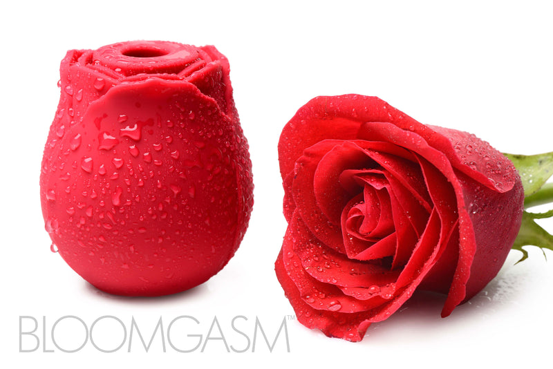 Bloomgasm Wild Rose 10X Silicone Clit Stimulator suction from Inmi