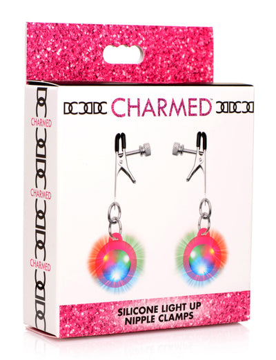Silicone Light Up Nipple Clamps nipple-clamps from Charmed
