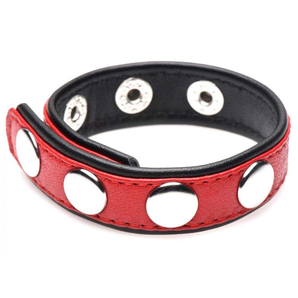 Leather Speed Snap Cock Ring - The Dildo Hub