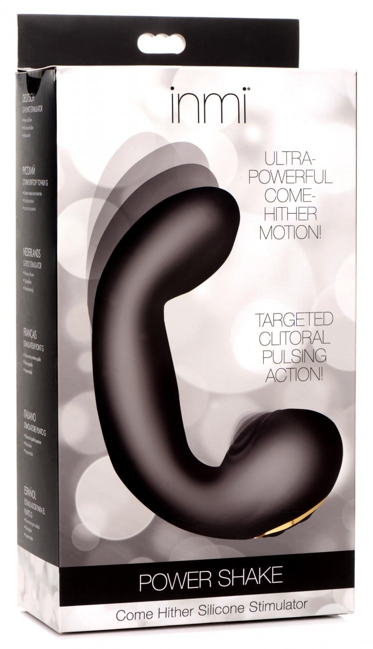 Power Shake Come Hither Silicone Stimulator vibesextoys from Inmi