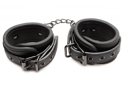 Kinky Comfort Wrist and Ankle Cuff Set LeatherR from Master Series