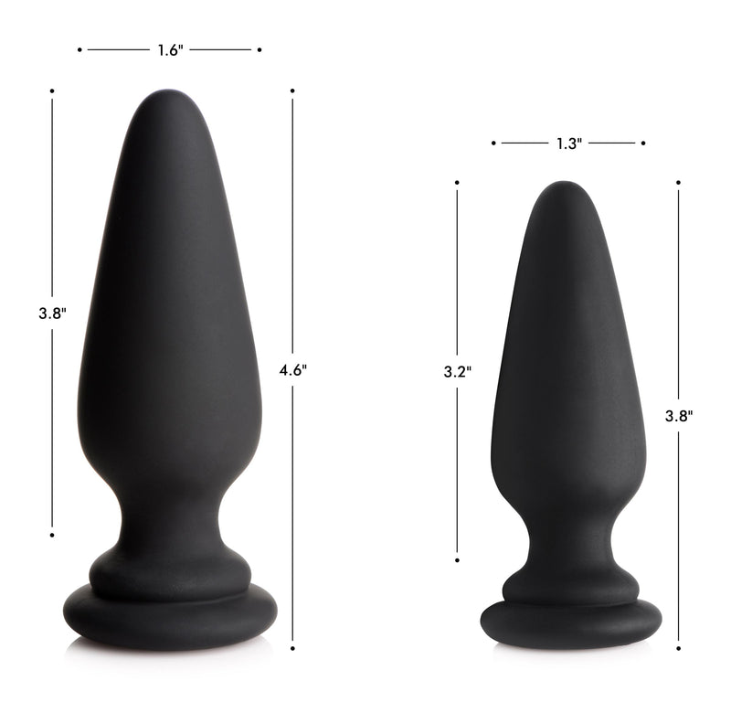 Small Anal Plug with Interchangeable Fox Tail - White butt-plugs from Tailz