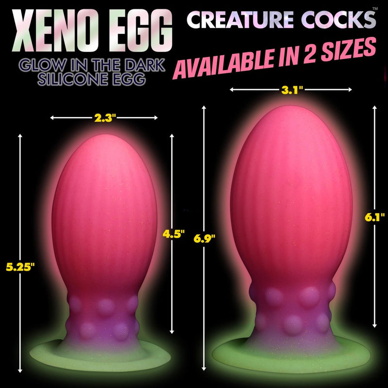 Xeno Egg | Glow-in-the-Dark Fantasy Butt Plug - Stretching Dildo