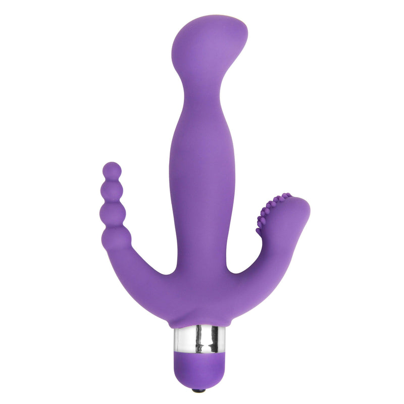 Amethyst 7 Mode Triple Stimulation Vibe - The Dildo Hub