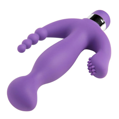 Amethyst 7 Mode Triple Stimulation Vibe - The Dildo Hub