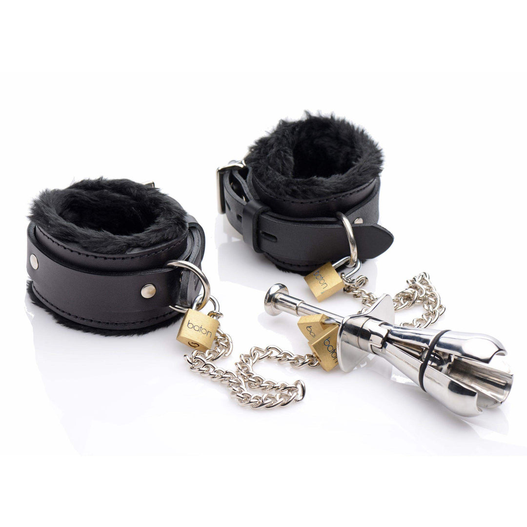 Ankles to Anal Plug Locking Bondage Kit - The Dildo Hub