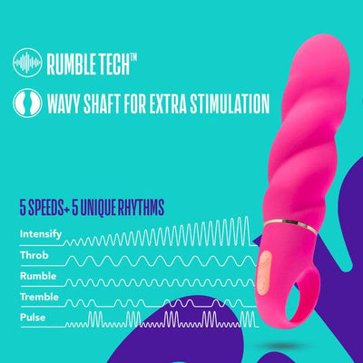 Aria Amazing AF G-Spot Vibrator - Fuchsia - The Dildo Hub