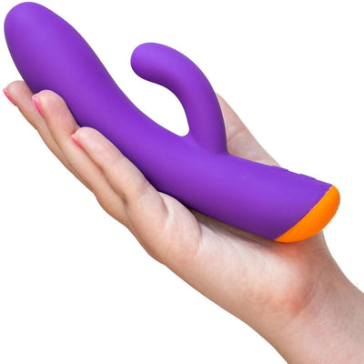 Aria Electrify Luxurious Silicone Rabbit Style Vibrator Plum | Blush - The Dildo Hub