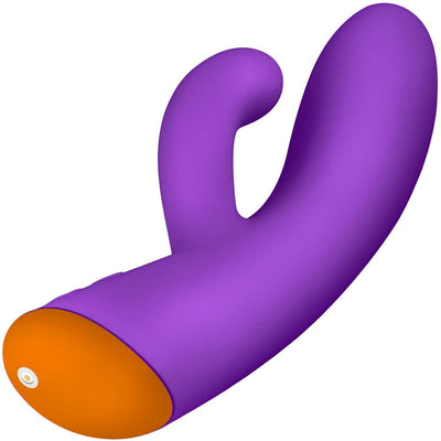 Aria Electrify Luxurious Silicone Rabbit Style Vibrator Plum | Blush - The Dildo Hub