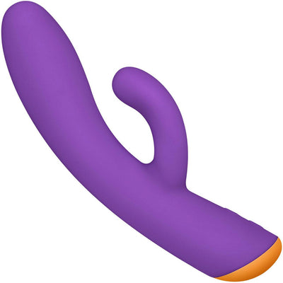 Aria Electrify Luxurious Silicone Rabbit Style Vibrator Plum | Blush - The Dildo Hub