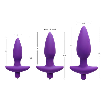 Aria Vibrating Silicone Anal Plug- Large - The Dildo Hub