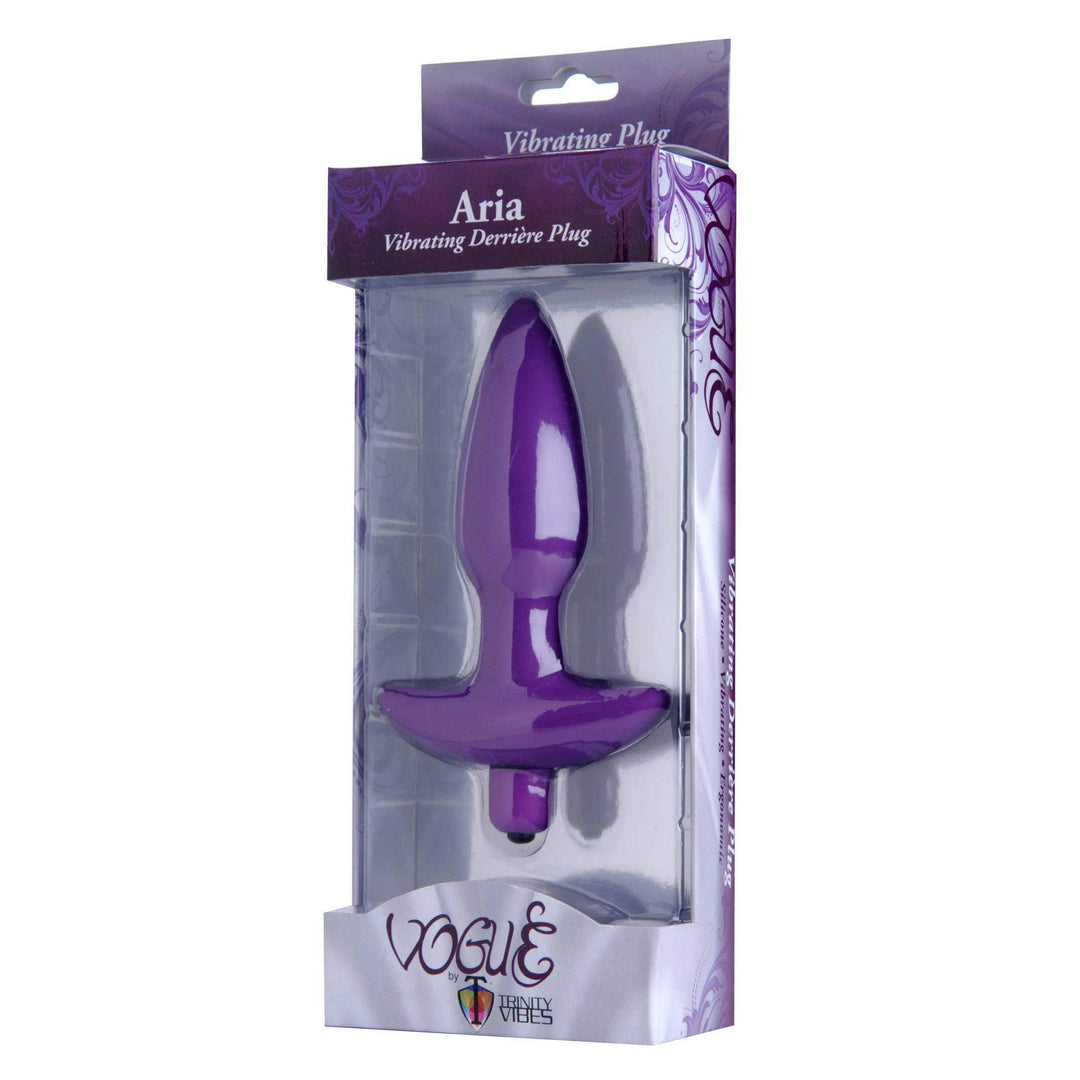 Aria Vibrating Silicone Anal Plug- Medium - The Dildo Hub