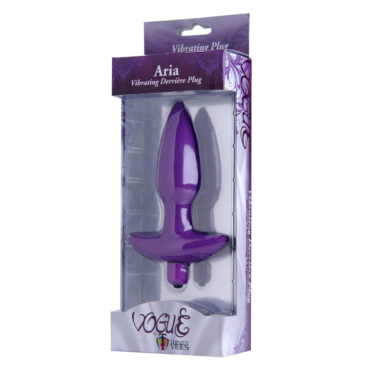 Aria Vibrating Silicone Anal Plug- Medium - The Dildo Hub