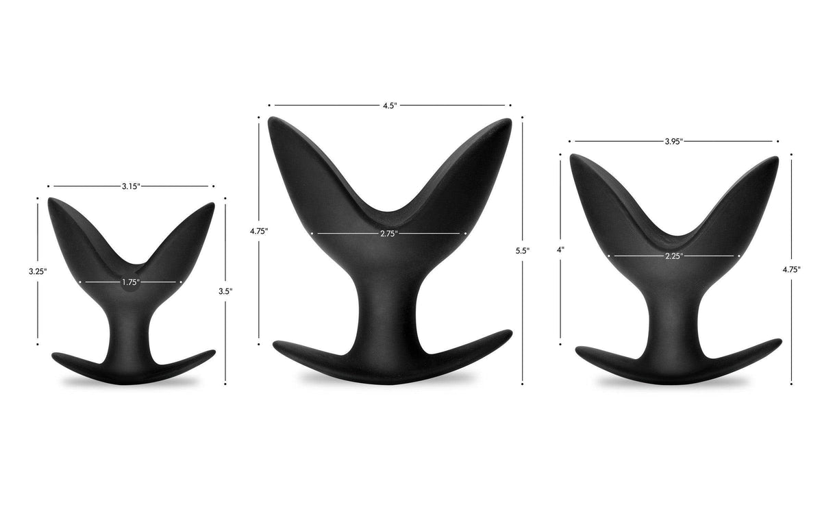 Ass Anchors 3 Piece Silicone Anal Anchor Set - The Dildo Hub