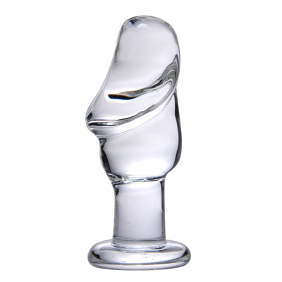 Asvini Glass Penis Anal Plug - The Dildo Hub