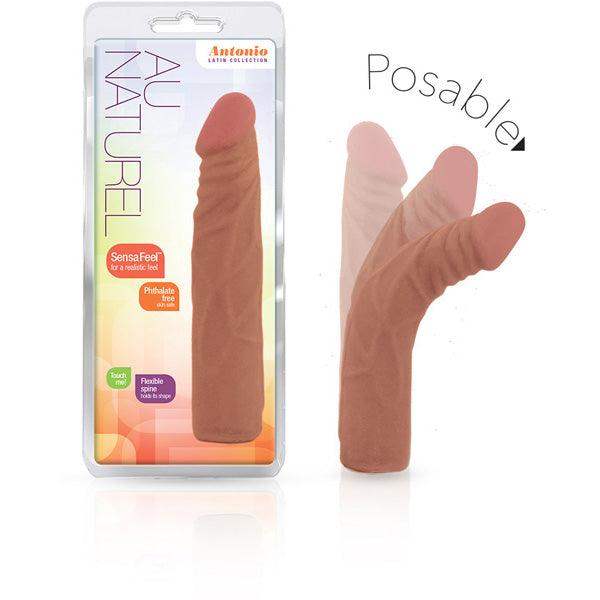 Au Naturel Antonio Latin Realistic Dildo - 7.50 Inches | Blush - The Dildo Hub