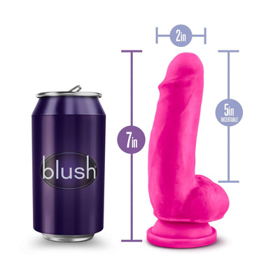 Au Naturel Bold Beefy Pink Realistic Dildo - 7 Inches | Blush - The Dildo Hub