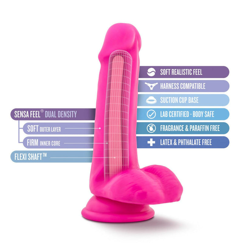 Au Naturel Bold Delight Pink Realistic Dildo - 6 Inches | Blush - The Dildo Hub