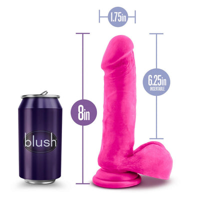 Au Naturel Bold Hero Pink Realistic Dildo - 8 Inches | Blush - The Dildo Hub