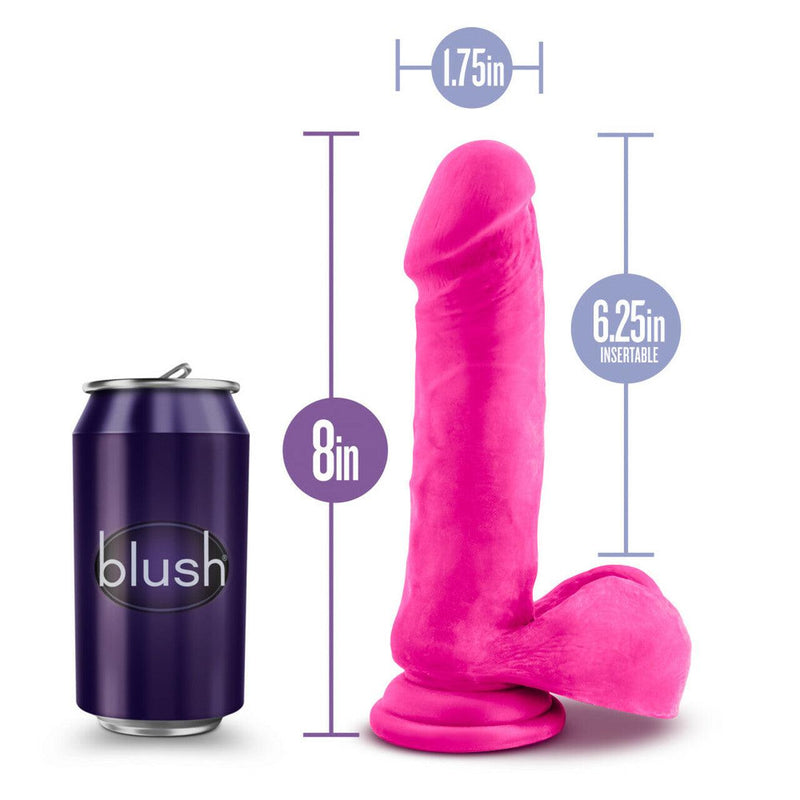 Au Naturel Bold Hero Pink Realistic Dildo - 8 Inches | Blush - The Dildo Hub