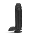 Au Naturel Bold Huge Black Realistic Dildo - 10.50 Inches | Blush