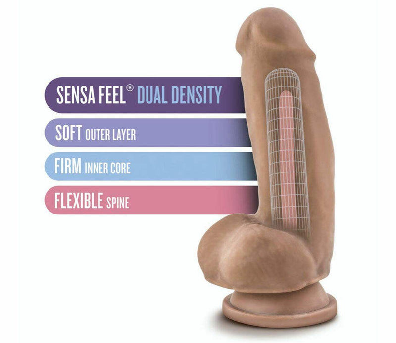 Au Naturel El Gordo Latin Realistic Dildo - 7 Inches | Blush - The Dildo Hub